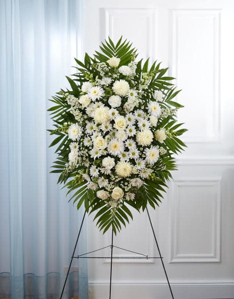 WHITE STANDING SPRAY